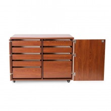Kangaroo Sewing Furniture Wallaby II and Kookaburra Bundle Cabinet Set (Teak)