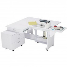 Koala Quilters Vision Cabinet With Caddie White