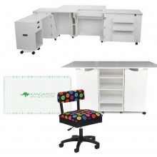 Kangaroo Sewing Furniture Aussie II and Kookaburra Bundle Cabinet Set 1