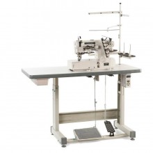 Reliable 2100IF Flat Bed Interlock Direct Drive Motor Cover Stitch with Assembled Table